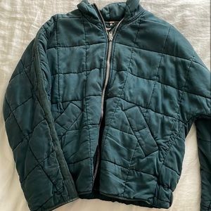 Free People Quilted Dolman Jacket
